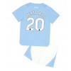 Manchester City Bernardo Silva #20 Hjemmedraktsett Barn 2023-24 Kortermet (+ korte bukser)